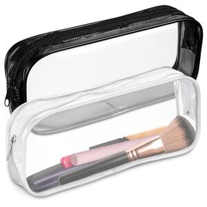 Customized Wording Cosmetic Pouches(White or Black) NWT